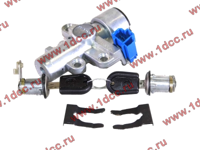 Замок зажигания с личинками дверей DF DONG FENG (ДОНГ ФЕНГ) 3704110-C0100 для самосвала фото 1 Екатеринбург