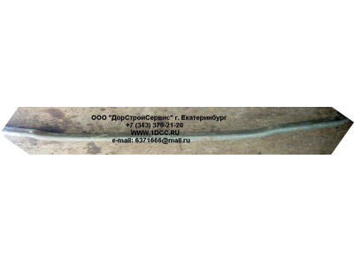 Лист задней рессоры Н.О. №01 L-1640 (изогнутый) H3 HOWO (ХОВО) WG9725520283-1 фото 1 Екатеринбург