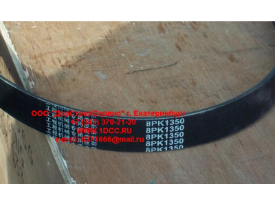 Ремень 8PK1350 помпы CDM 855 Lonking CDM (СДМ) 612600100069 фото 1 Екатеринбург